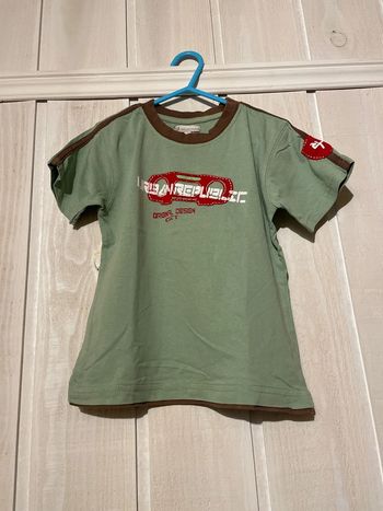 T-shirt MC vert - U Collection - 5ans
