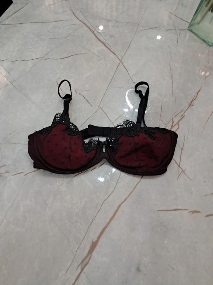 Lot de 2 Soutiens gorge H&M rouge et noir - photo numéro 2