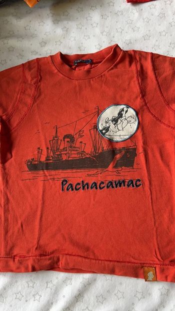 T-shirt 4 ans garçon Tintin