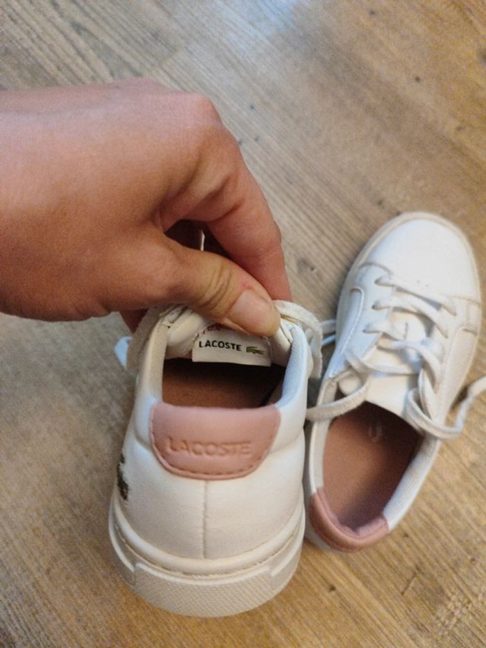 Basket blanche Lacoste T25 - photo numéro 4