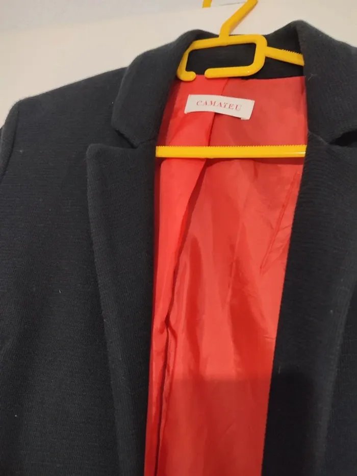 Blazer noir et rouge - photo numéro 2
