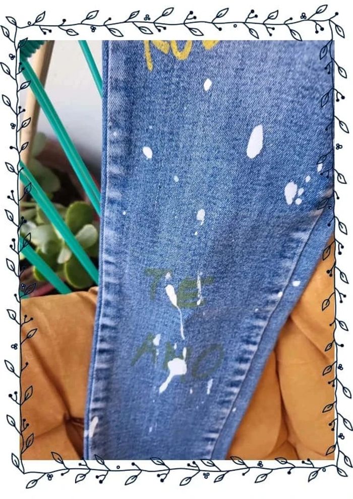 Jean version taché de peinture - photo numéro 4