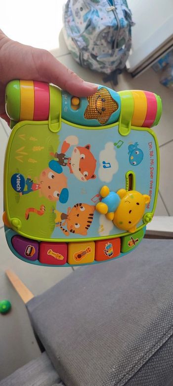 Livre d éveil musical comptines bébé vtech