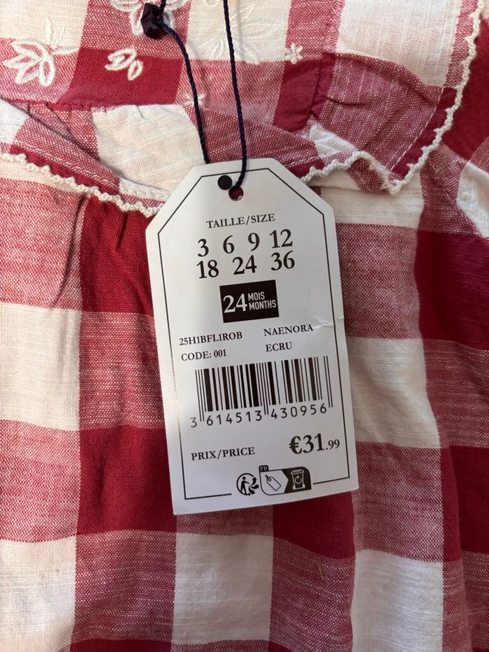 Robe sergent major 24 mois neuve