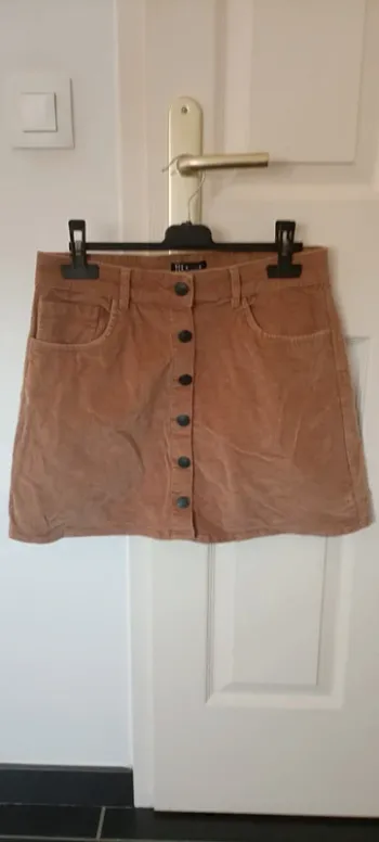 Mini Jupe Velours Tex