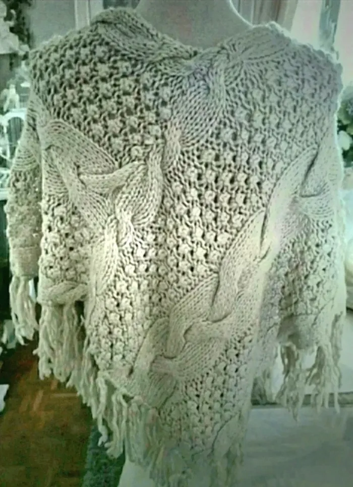 Poncho/cape beige H & M Taille Unique Neuf - photo numéro 3