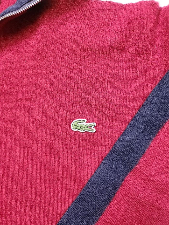 Pull en laine Lacoste made in France XL / XXL - photo numéro 3