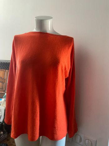 Pull orange taille unique