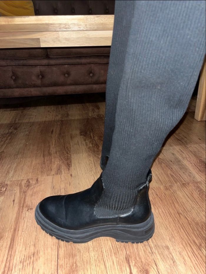 Cuissardes noires Zara Pointure 38 - photo numéro 5