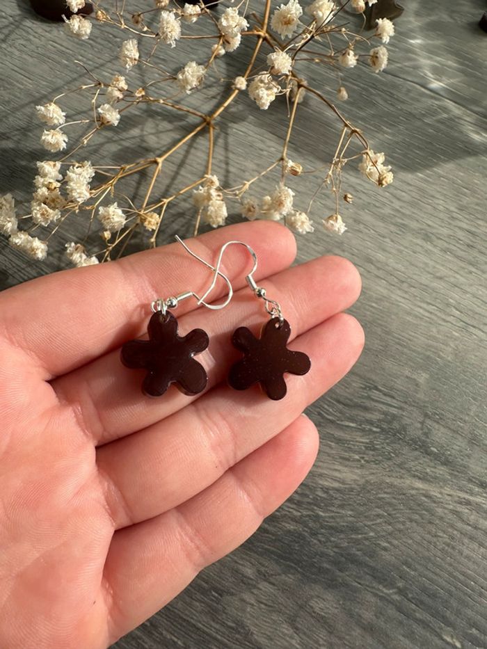 Boucles d'oreilles fleurs - photo numéro 7