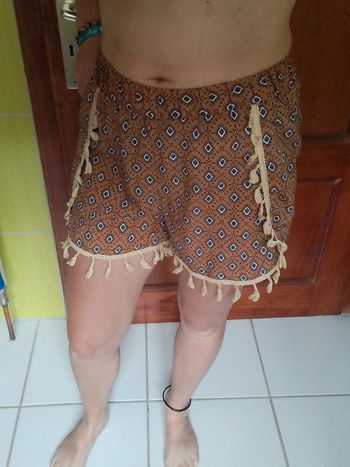 Short femme fluide brun Shein