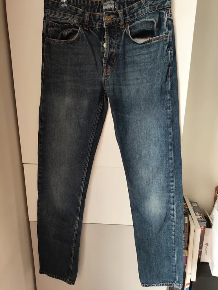 Jean homme regular kiabi – Bleu foncé – Taille 36/34L - photo numéro 2