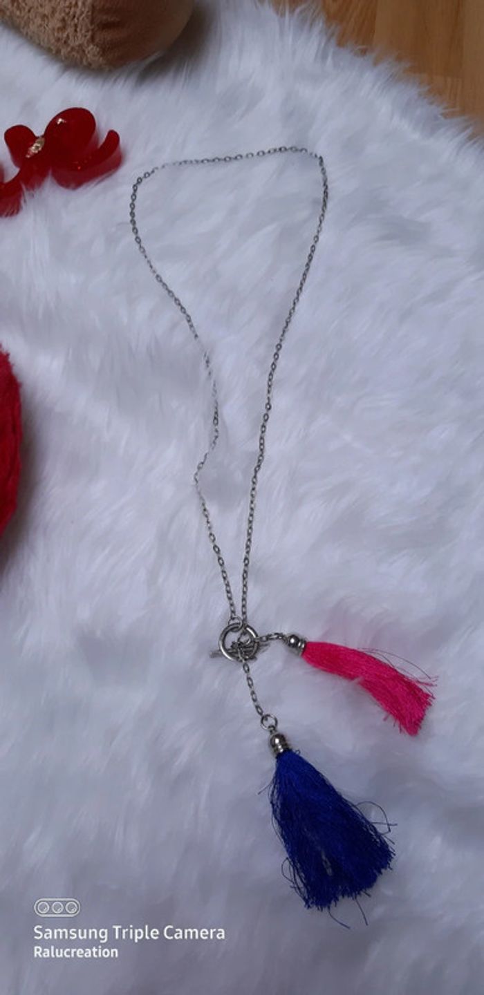 🩶Collier argenté Vintage - photo numéro 3