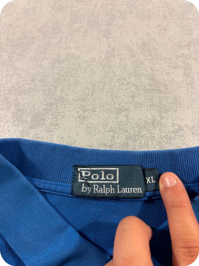 Ralph Lauren Bleu logo brodé blanc taille XL💙🤍 - photo numéro 3