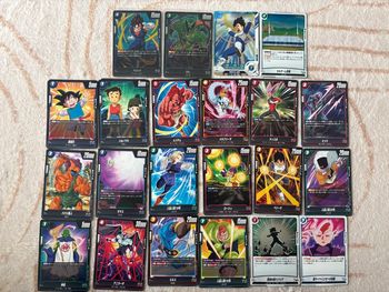 Lot de 21 cartes Dagon ball fusion world