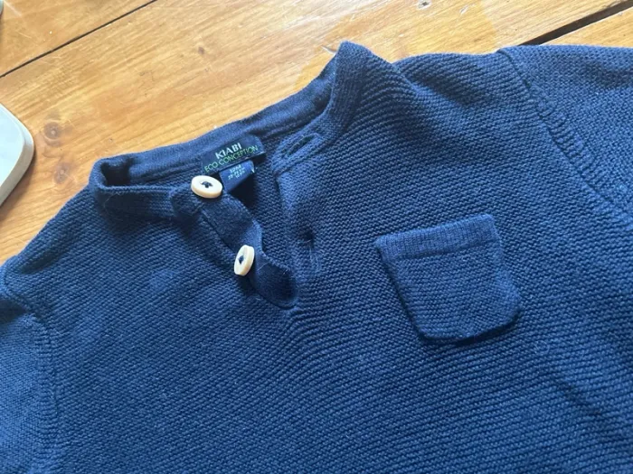 Pull bleu 12 mois - photo numéro 3