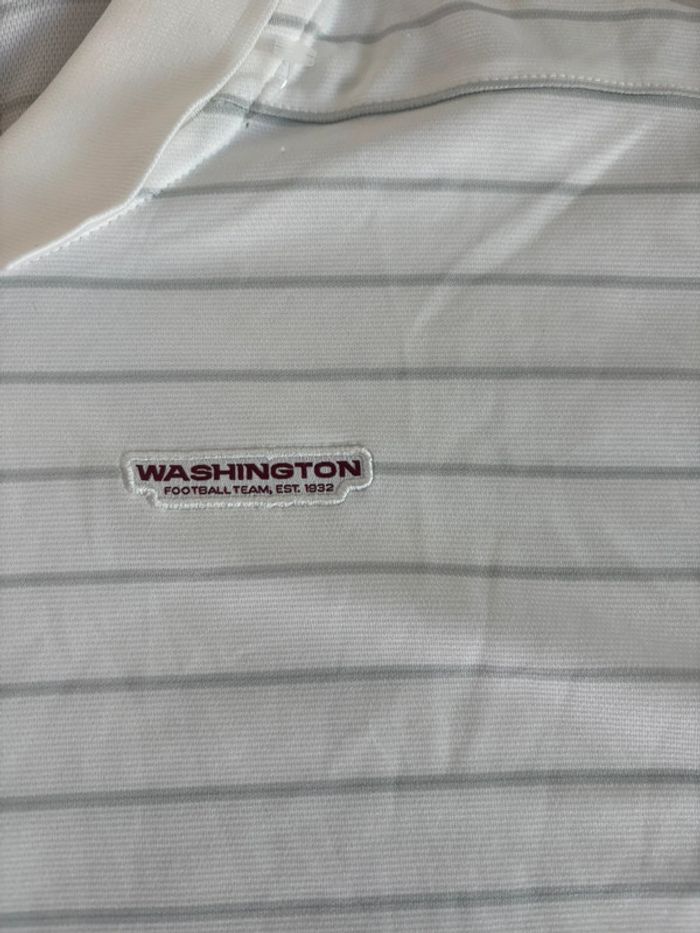 Polo Nike Dri-Fit Nfl liserés gris écusson Washington brodé taille Xl - photo numéro 3