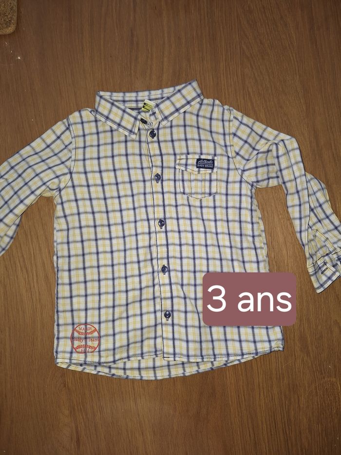 Chemise 3 ans