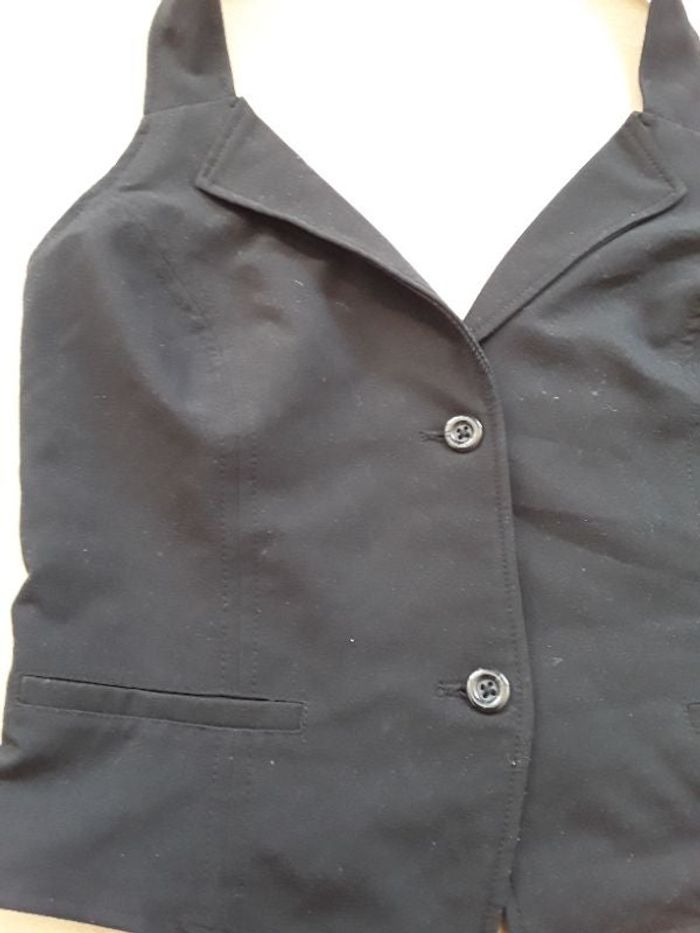 Faux veston noir femme 44 TOPSTUDIO TBE