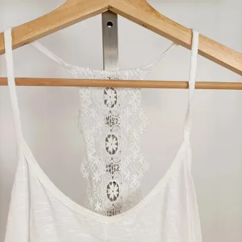 Débardeur blanc dos dentelle – Next taille 40 A715