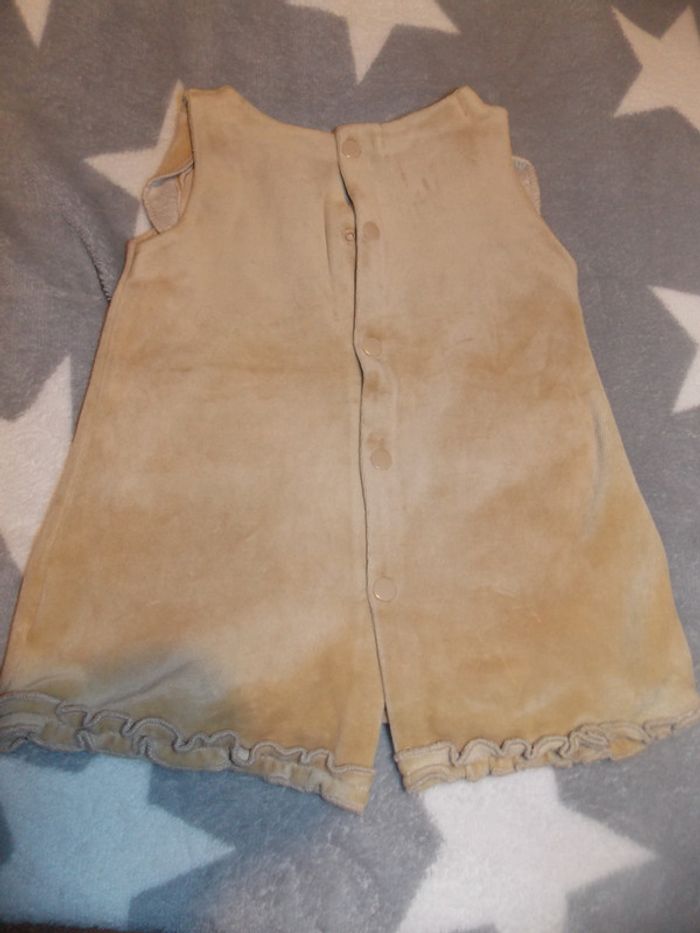 Robe sans manches en velours 6 mois tricky track - photo numéro 2