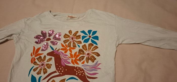 T-shirt blanc   2 ans DPAM - photo numéro 4