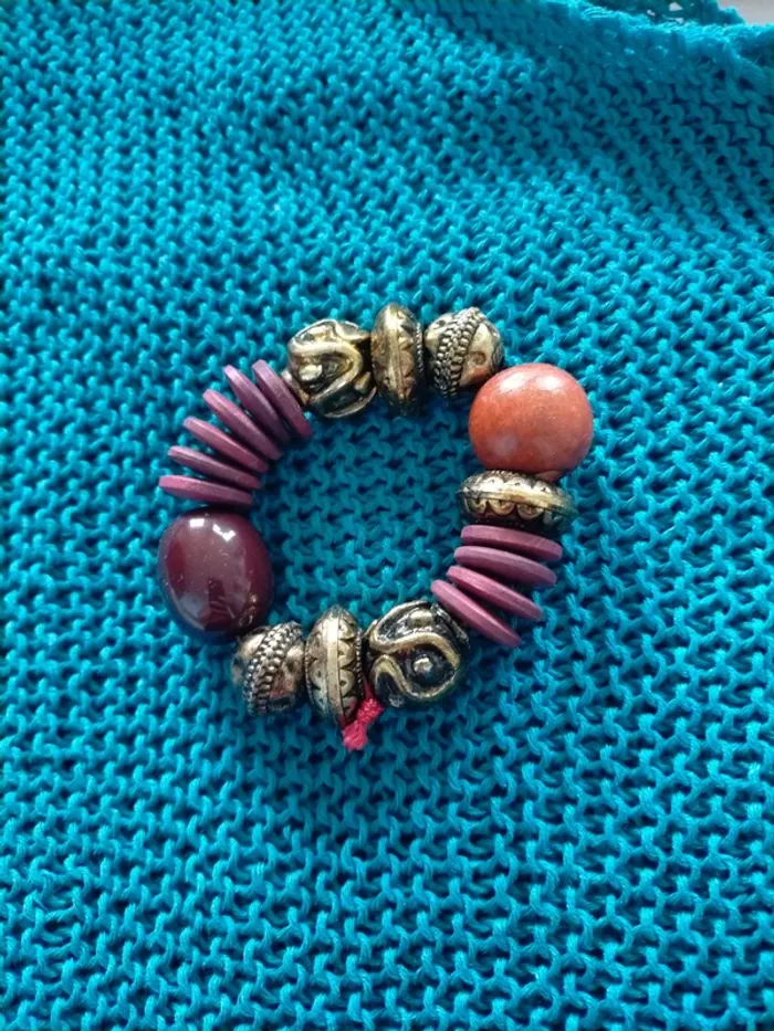 Bracelet grosses perles