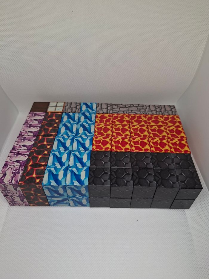 Cube minecraft magnétiques - photo numéro 2