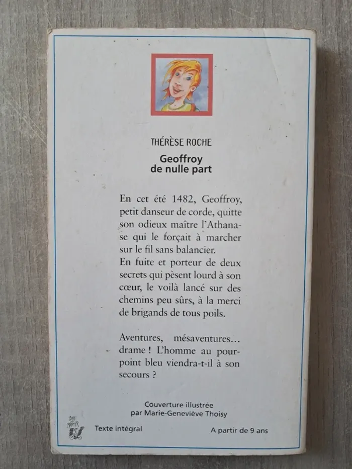 Livre Roman Geoffroy de nulle part Thérèse roche - photo numéro 2