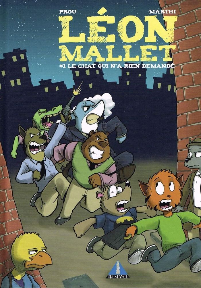 BD "Léon Mallet - Tome 1 Le chat qui n'a rien demandé" Vincent Prou Neuf