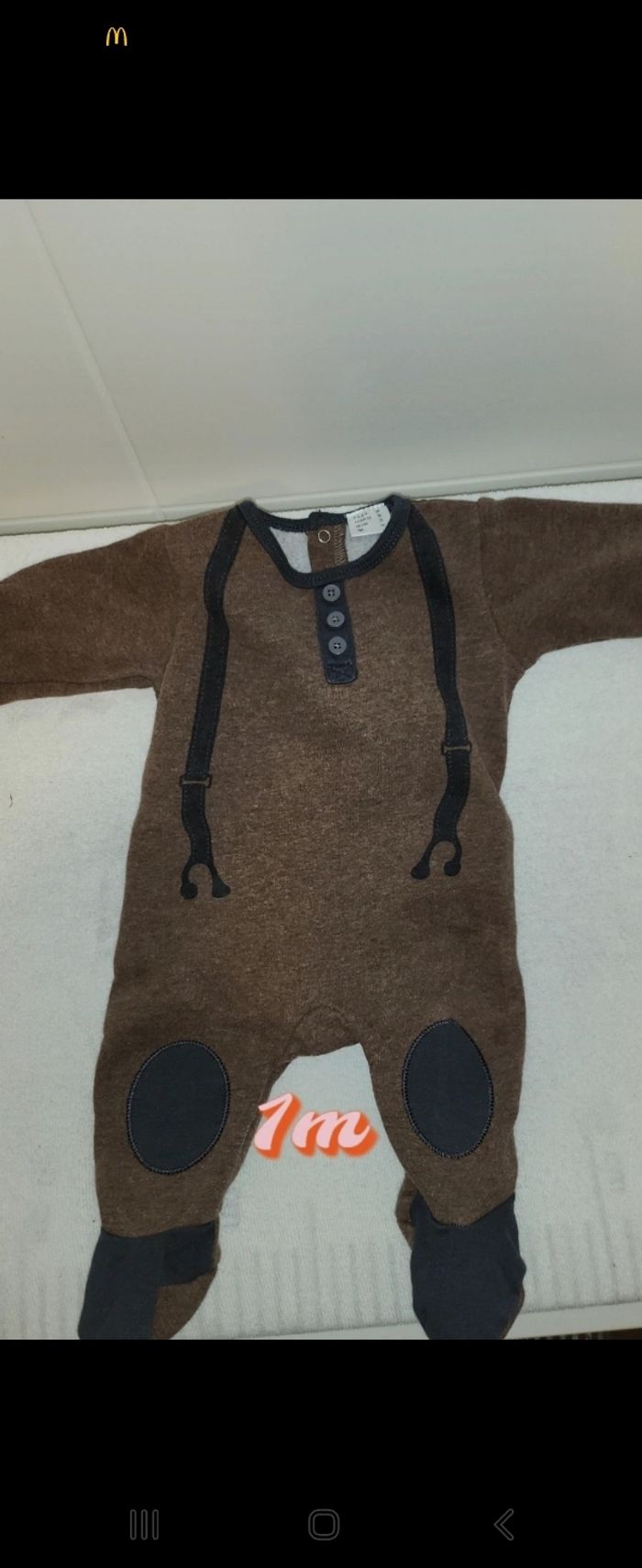 Pyjama bébé 1m