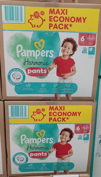 2 cartons Pampers harmonie Pants MaxiEcoPack Taille 6 - pack de 60 couches
