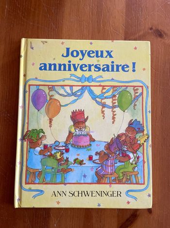 Livre Joyeux anniversaire