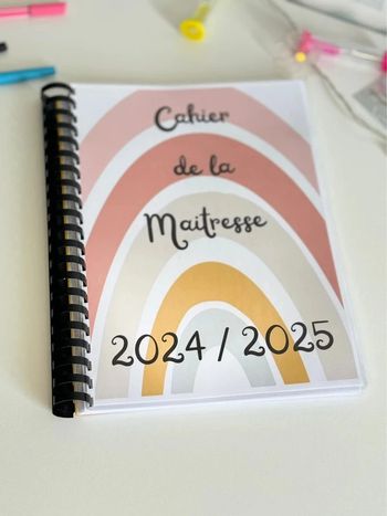 Journal de bord _ Cahier de la maîtresse 2024 2025