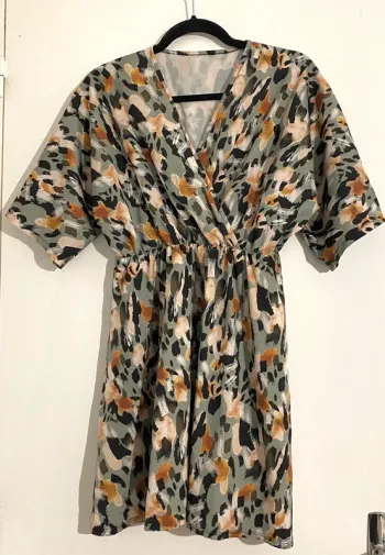 Robe courte imprimée