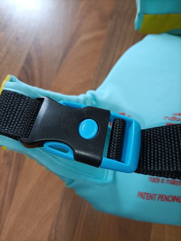 Gilet de flottaison 15-30 kg piscine Nabaiji jaune et bleu perroquet - photo numéro 8