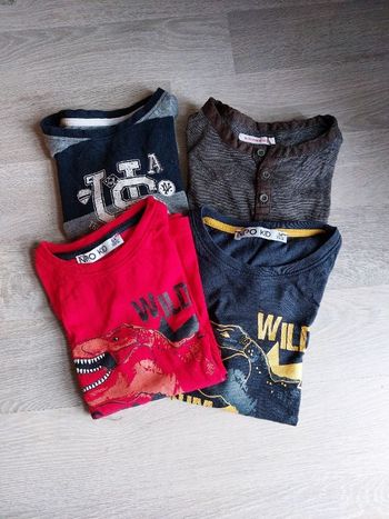 Lot Tee-shirts manches longues 5 ans