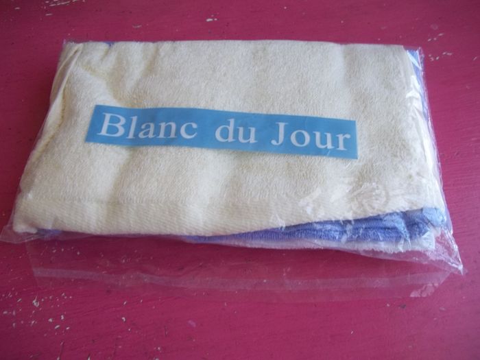 Lot 6 petites serviettes à mains Blanc du Jour - photo numéro 1