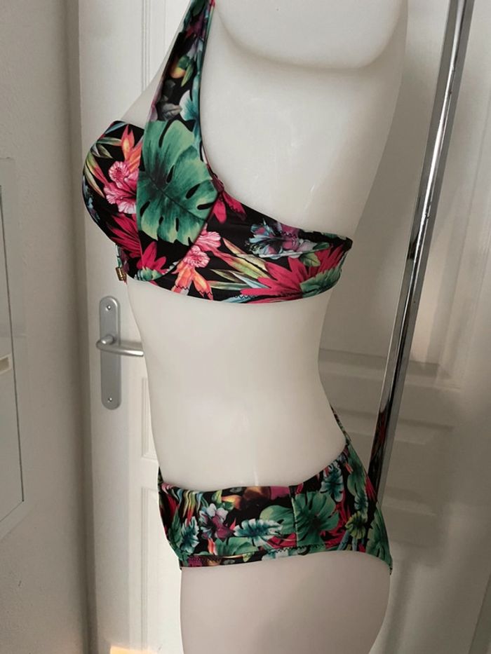 Maillot de bain 2 pièces tropicale Rougegorge - photo numéro 2