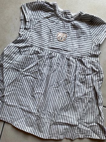 Robe rayure marinière Absorba 74 cm