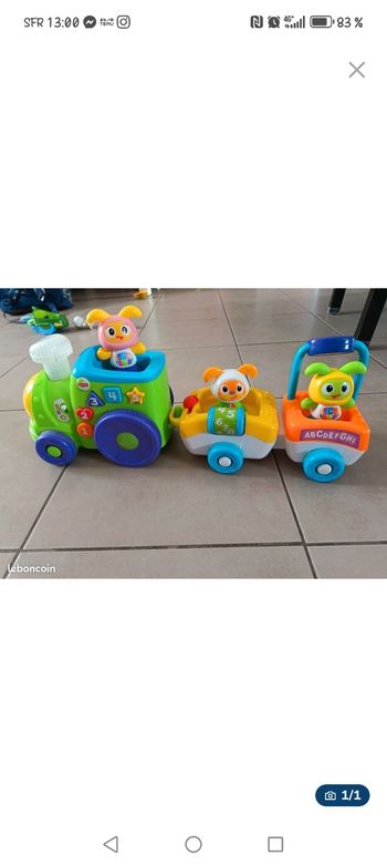 Train interactif bebo 