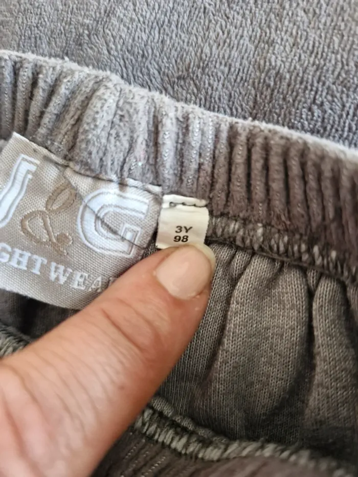 Ensemble pyjama mixte 3 ans J&G Nightwear Gris Ours géométrique coton polyester - photo numéro 13