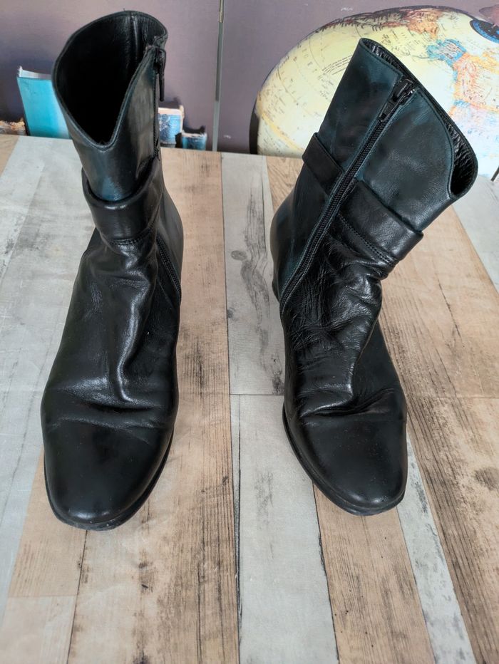 Bottines femme en cuir d'Italie