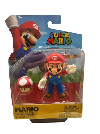 Figurine Super Mario avec super champignon Jakks Pacific neuf