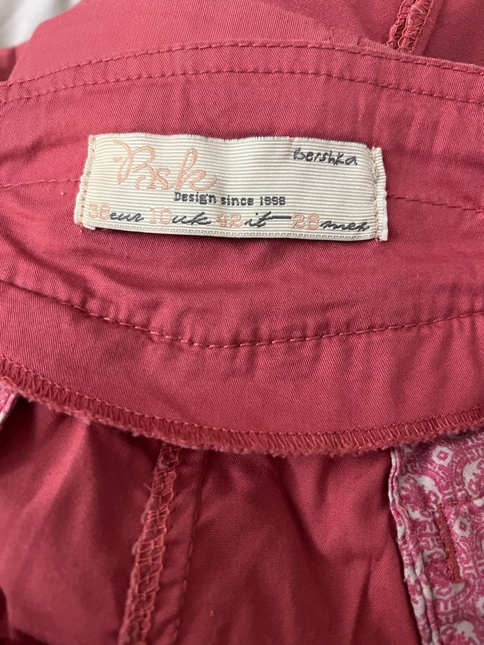 Mini jupe cargo rose Bershka - photo numéro 4