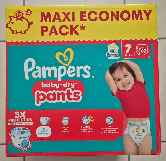 Couches pampers baby dry pants T7