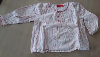 Blouse fille tissaia 24 mois
