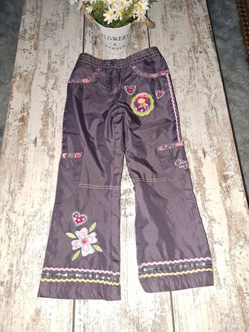 Pantalon 🌸 fleurs et sequins Charlotte aux fraises
