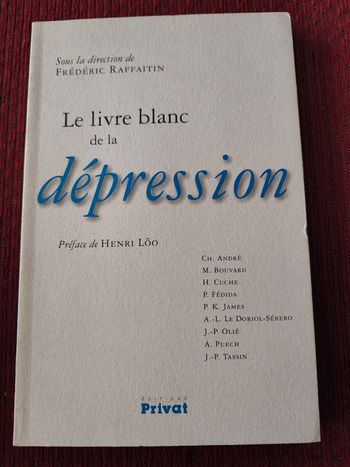 Le livre blanc de la dépression - éditions Privat