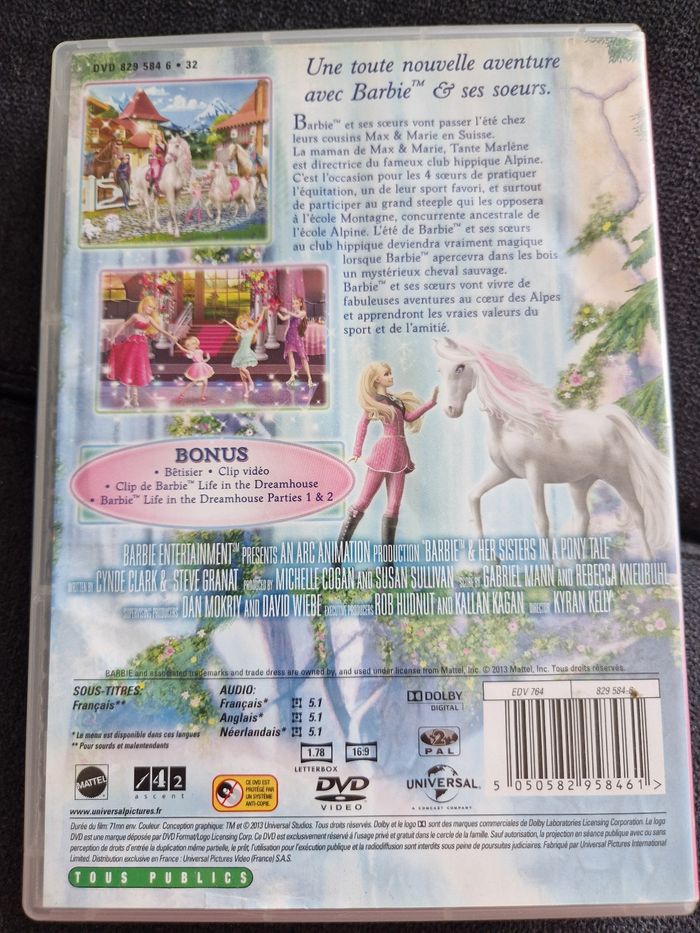 Dvd barbie - photo numéro 3